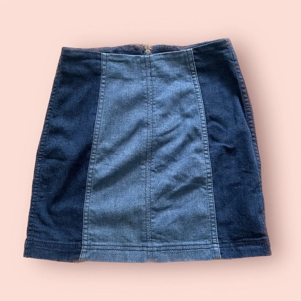Denim Free People Skirt